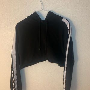 Cropped Athleisure Sweatshirt